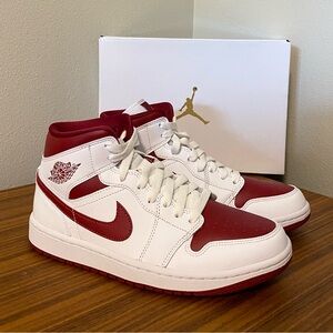 Women’s Air Jordan 1 Mid High Top Sneakers NEW
